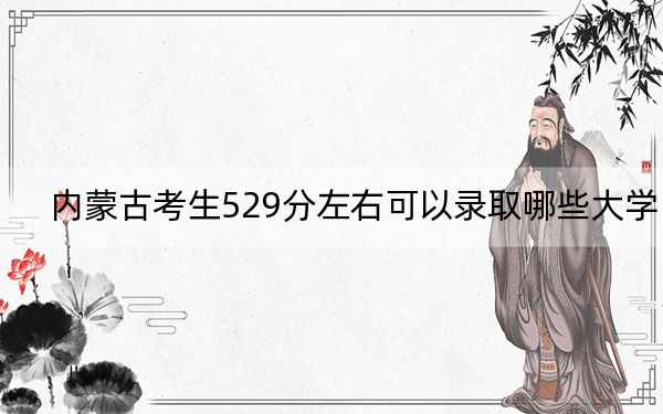 內(nèi)蒙古考生529分左右可以錄取哪些大學(xué),？ 2024年一共9所大學(xué)錄取